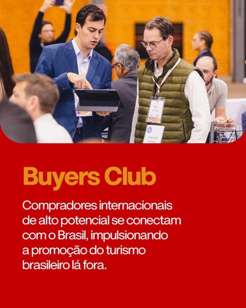 Buyers Club: compradores internacionais de alto potencial se conectam com o Brasil, impulsionando a promoção do turismo brasileiro lá fora.